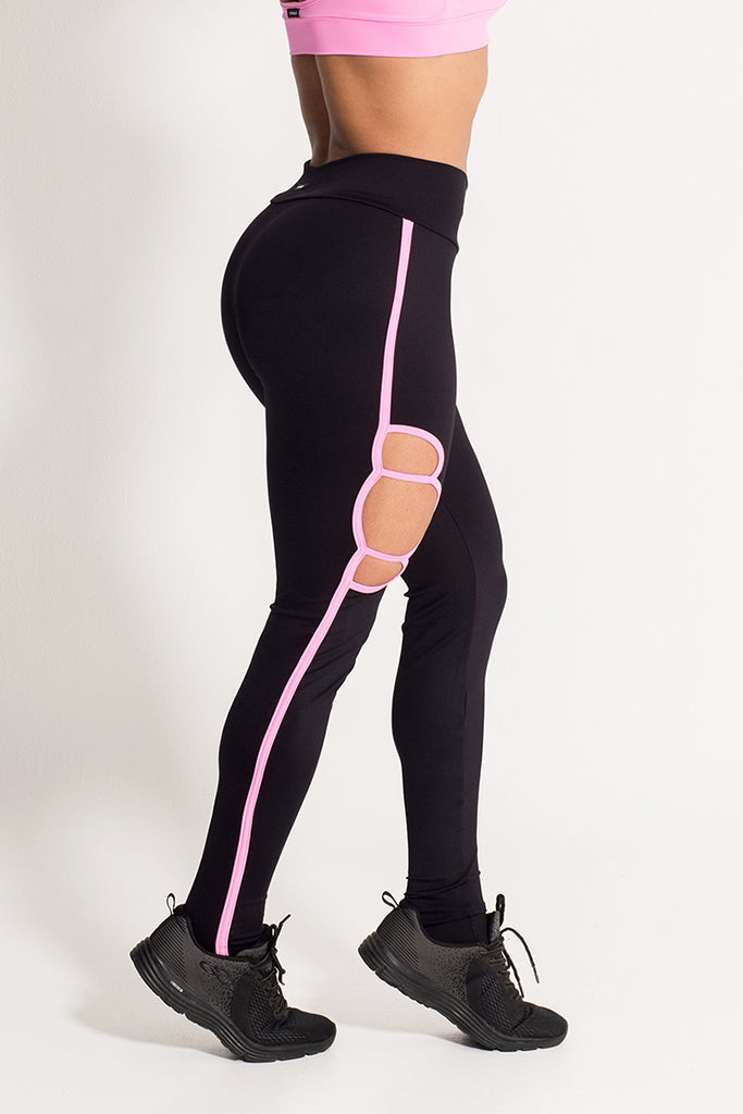 Canoan leggings black with cutouts